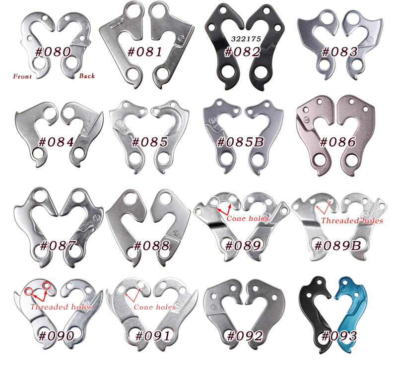 Cyclo Gear - Mtb Road Fiets Derailleurhanger Legering Frame