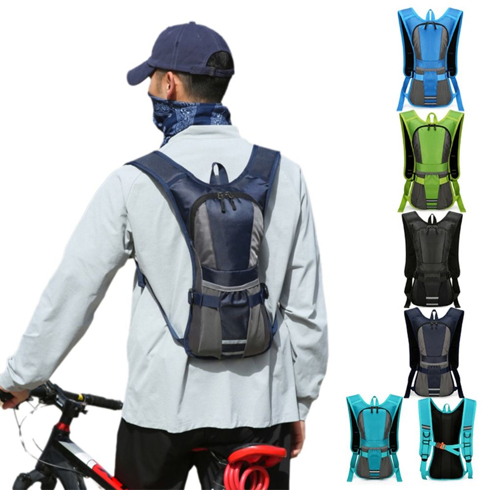Reflective Cycling Vest - Ultralichte waterdichte polyester hardloopvest met waterfleshouder,