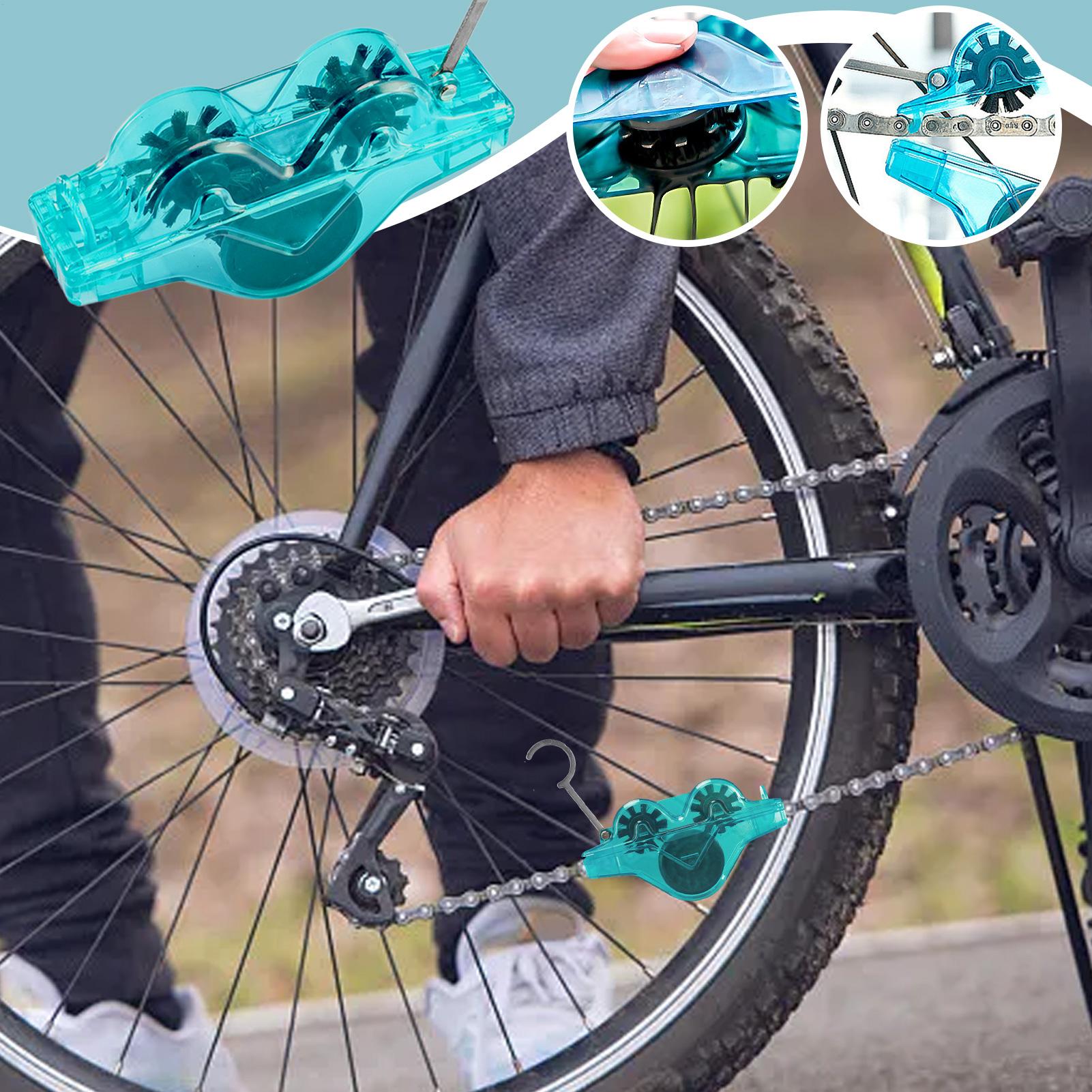 Cycling Gear Women - Fietskettingreiniger Fietsaccessoires met 360 graden borstels