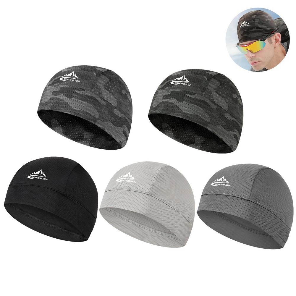 Cycling Gear Helmet - Zomerkoeling Fietspetten Zonnebrandcrème Sneldrogend Helmbinnenvoering Zweetafvoerend