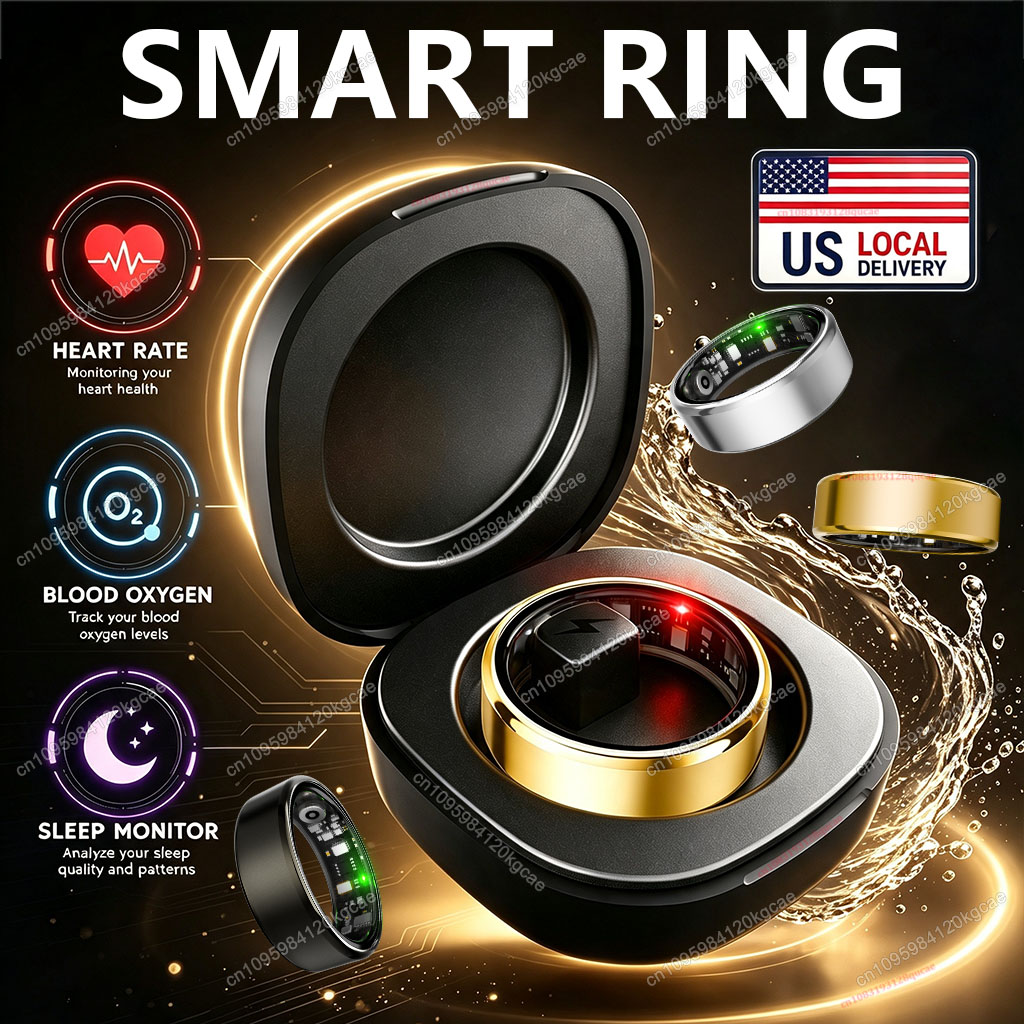 Cycling Heart Rate Monitor - Smart Ring Gezondheidstracker – Hartslag- en
