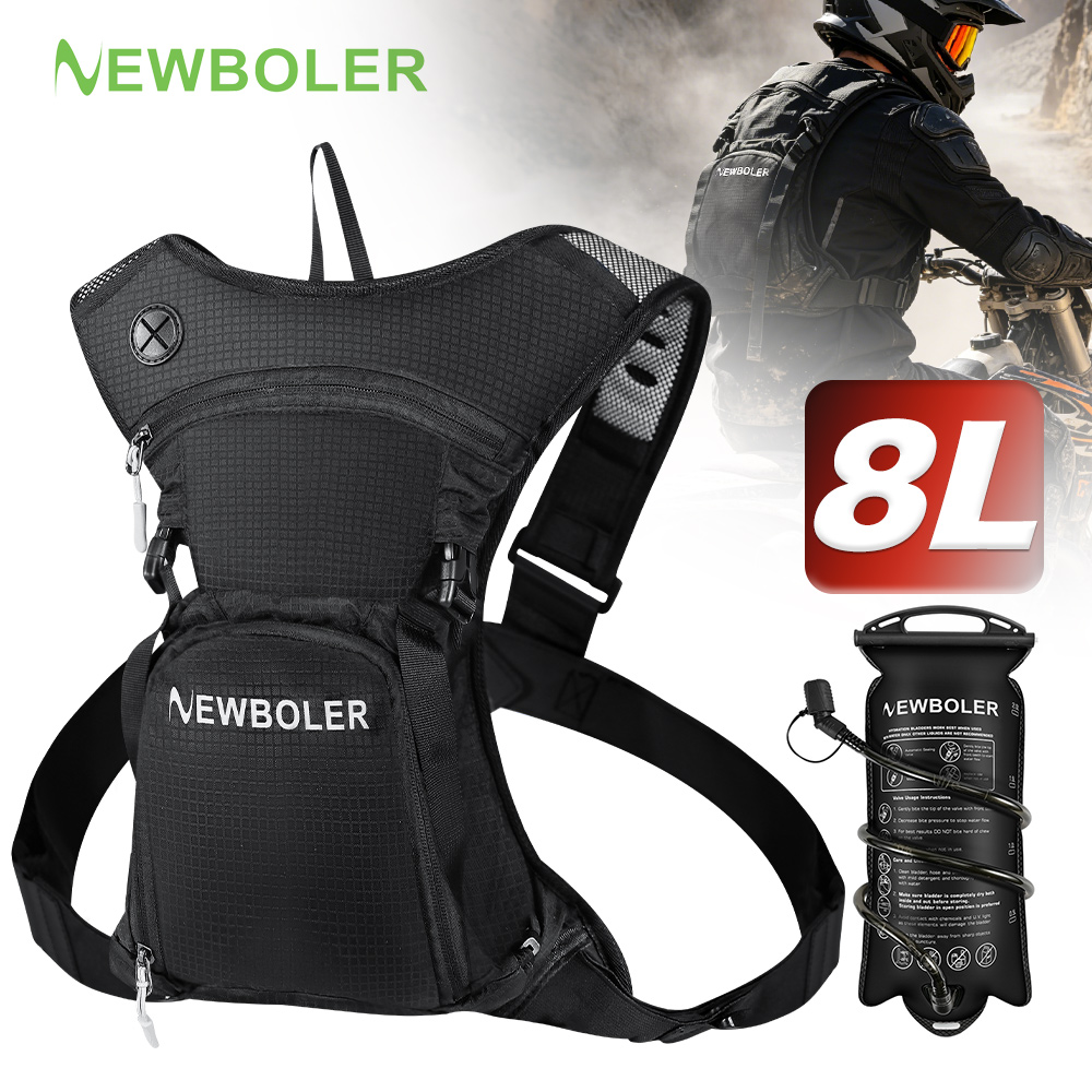 Cycling Gear Pouch - NEWBOLER 8L motorfiets fietsen hydratatiepakket MTB