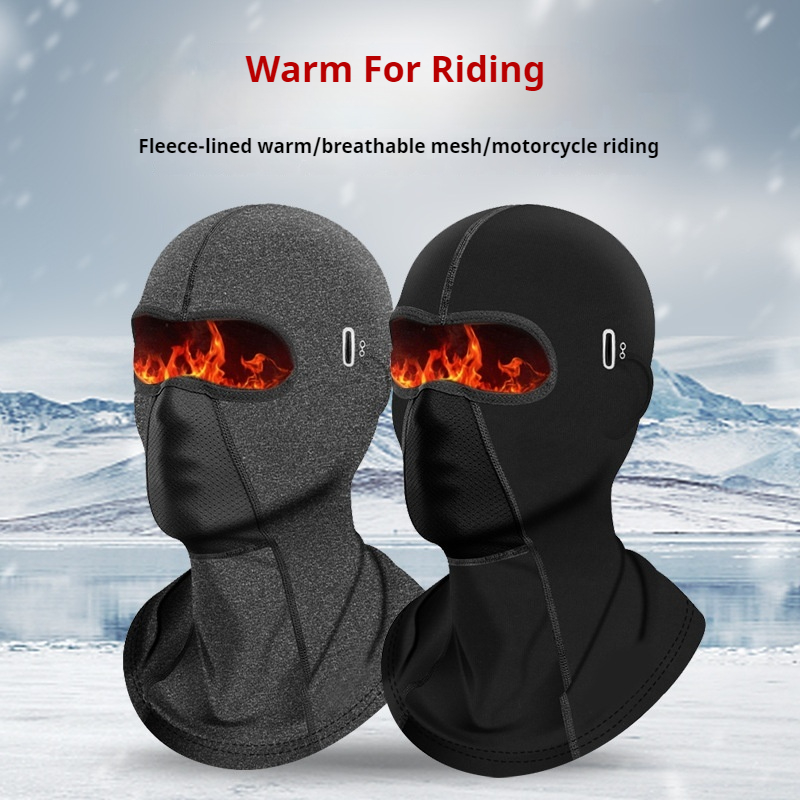 Cycling Gear Helmet - Fietsen Bivakmuts Buitenrijden Warme motorhelm Ademend