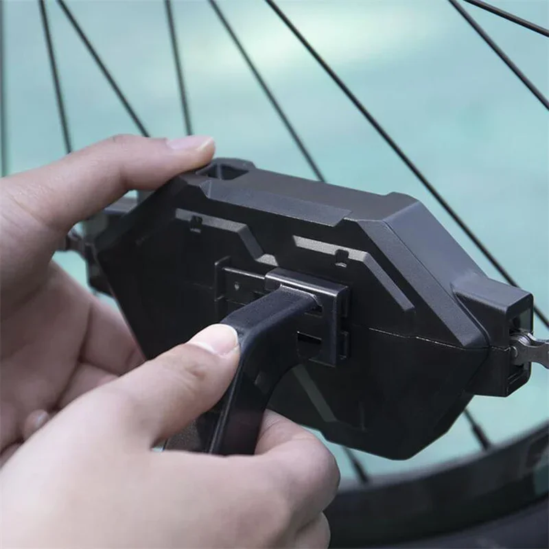 Bike Chain Cleaner - Draagbare magnetische fietskettingreiniger Scrubber Brush Box