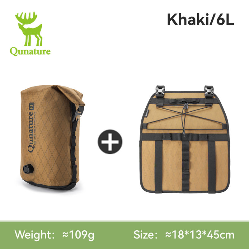 Cycling Gear Travel Bag - Qunature 6/12L Bikepacking Bag Volledig Waterdichte
