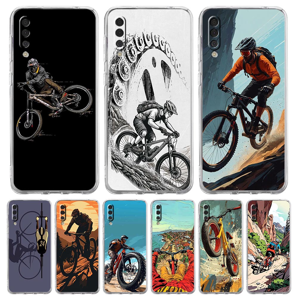 Cycling Gear Pouch - Transparante telefoonhoes voor Samsung Galaxy A16