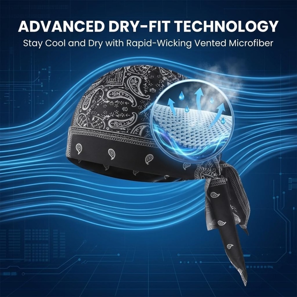 1-5 Stuks Cooling Skull Cap He - Cycling Gear Helmet recensie en prijs