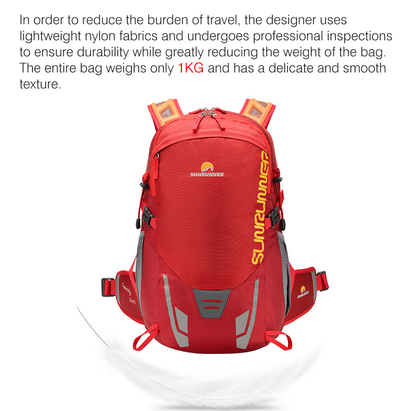 35L wandelrugzak met grote cap - Cycling Gear Travel Bag recensie en prijs
