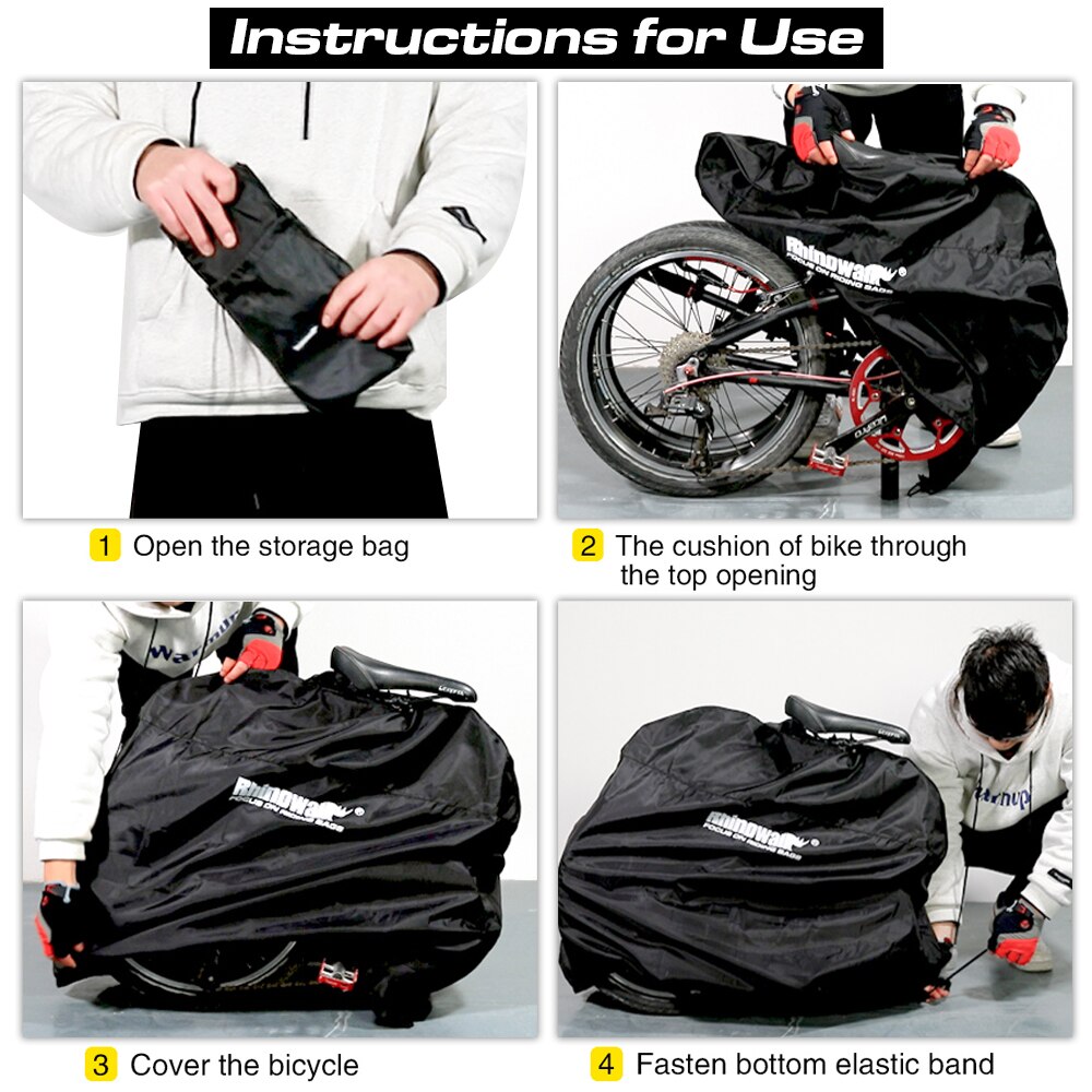 Rhinowalk opvouwbare fiets opb - Cycling Gear Travel Bag recensie en prijs