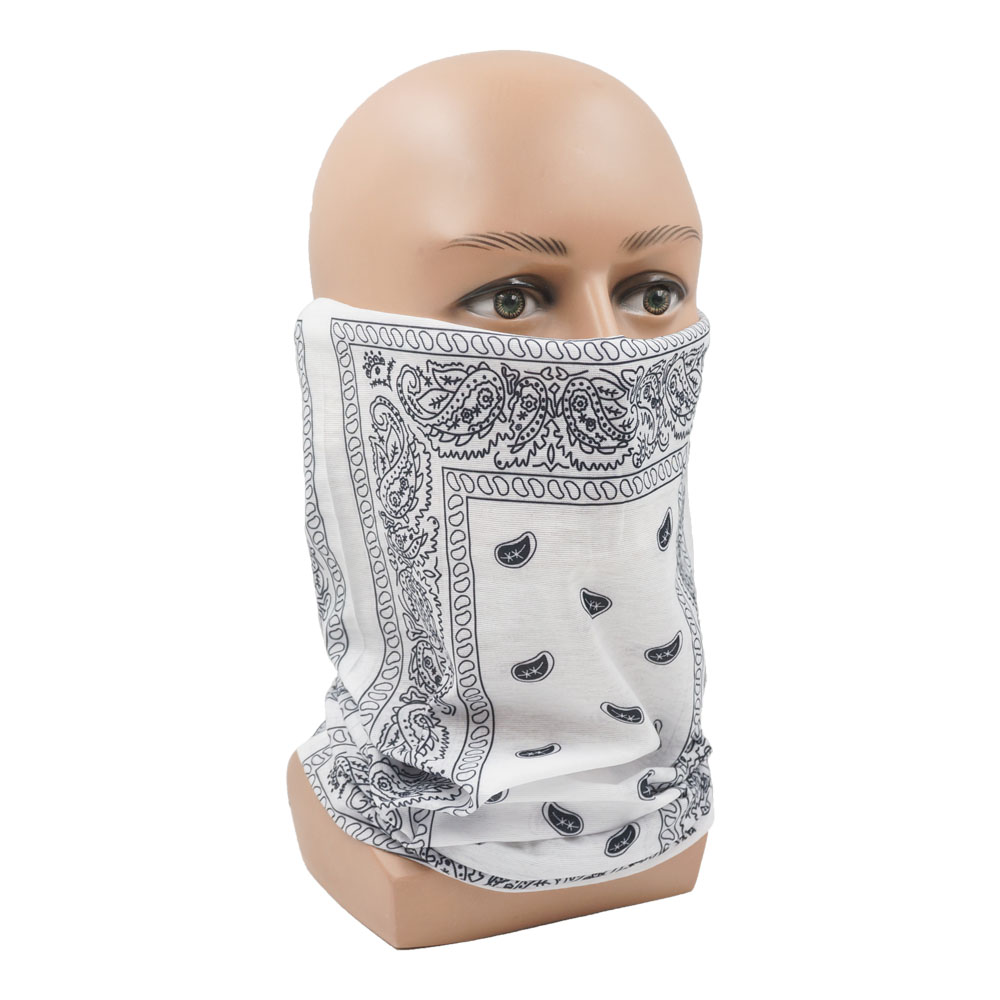 Wit Paisley Neck Gater Tube Ma - Cycling Gear Women recensie en prijs