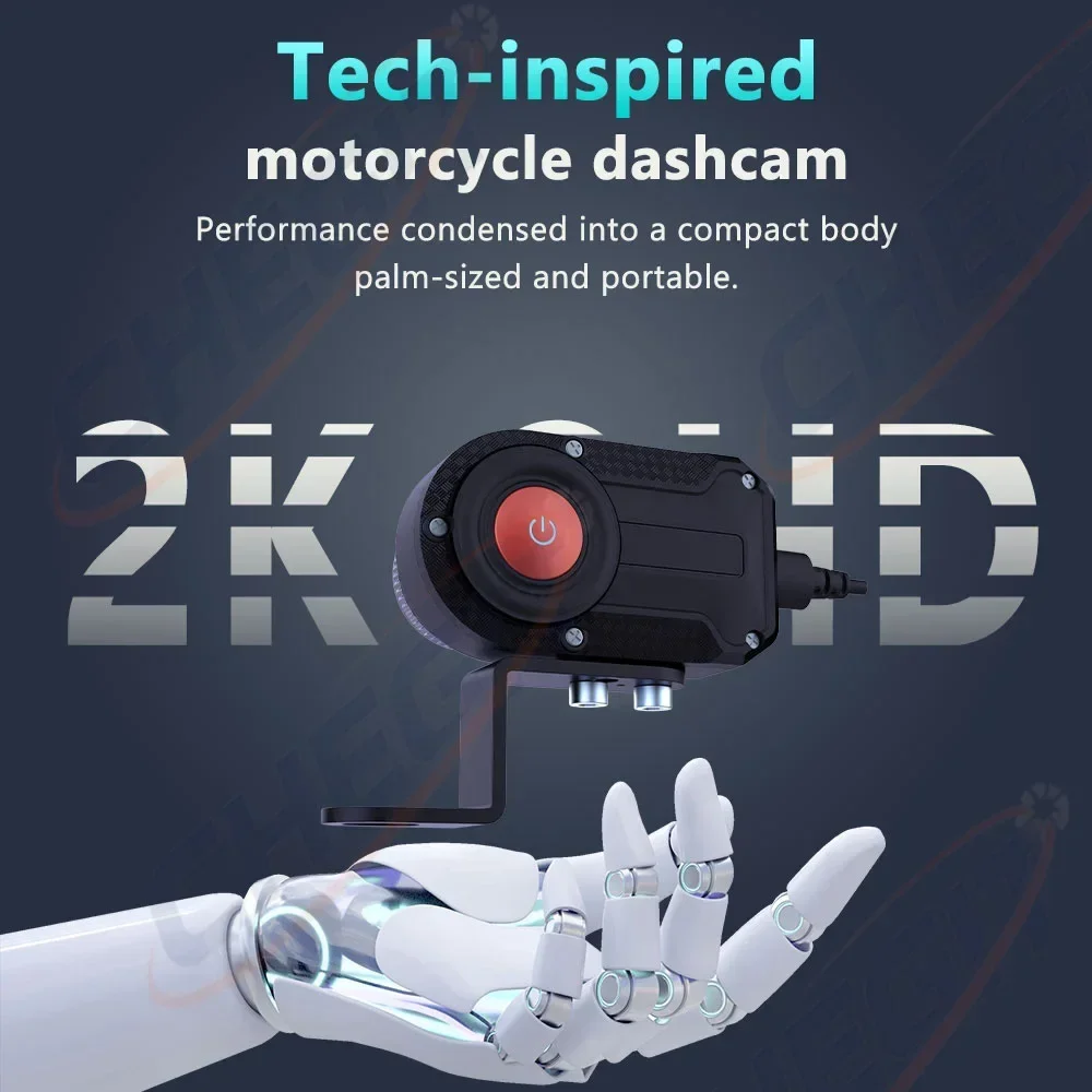 Nieuwe 2K HD motorfiets dashca - Cycling Gear Helmet recensie en prijs