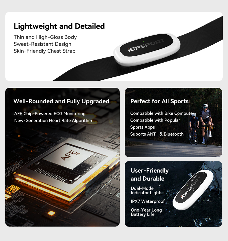 IGPSPORT HR50 Hartslagmeter Bo - Cycling Heart Rate Monitor recensie en prijs