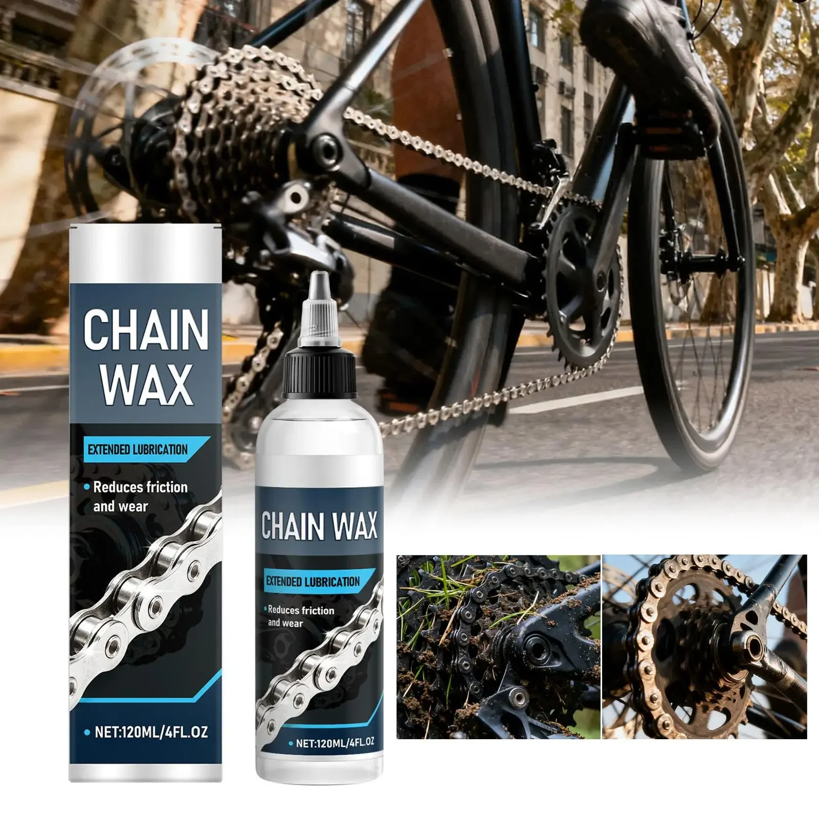 120ml Wax Gebaseerd Fietsketti - Bike Chain Cleaner recensie en prijs