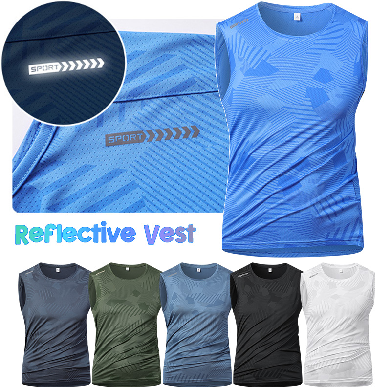 Man Running reflecterend vest  - Reflective Cycling Vest recensie en prijs