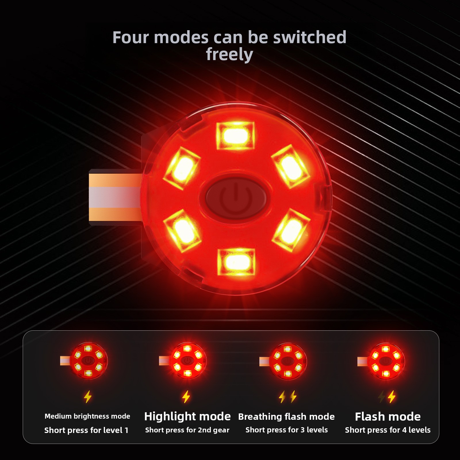 USB Oplaadbaar LED-helmp achte - Cycling Gear Helmet recensie en prijs