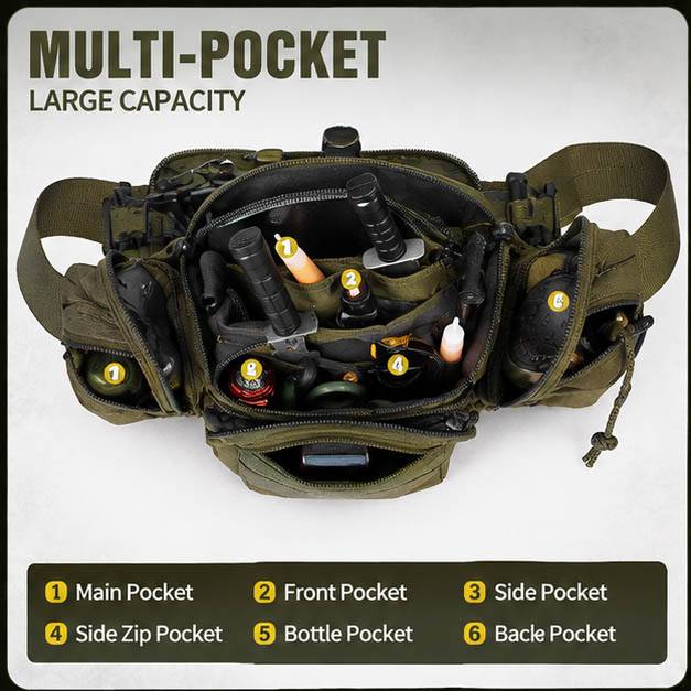 Outdoor Tactische Heuptas Wate - Cycling Gear And Equipment recensie en prijs
