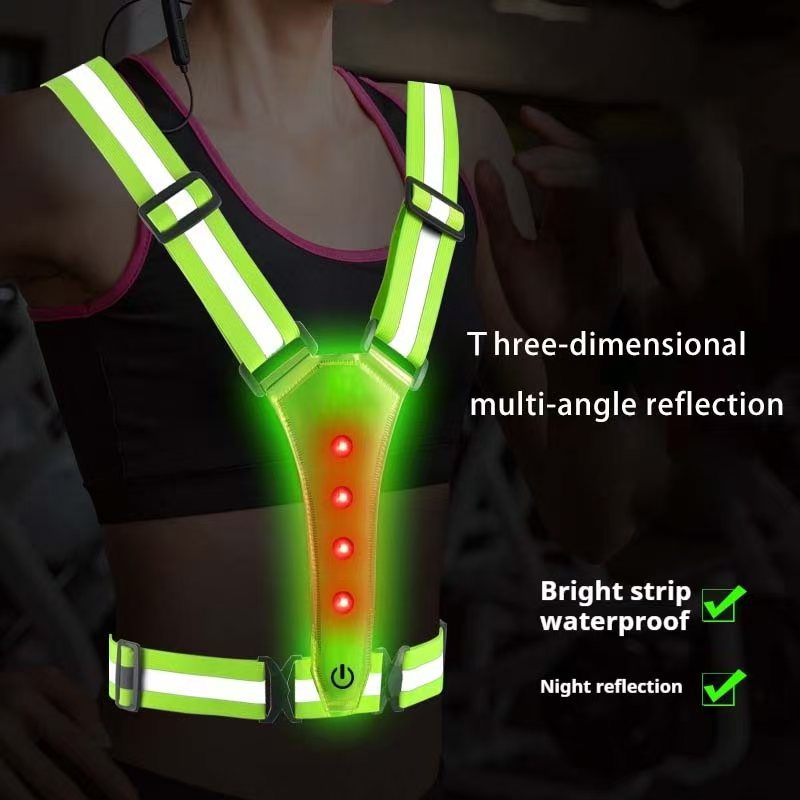 LED-hardloopvest Reflecterende - Reflective Cycling Vest recensie en prijs