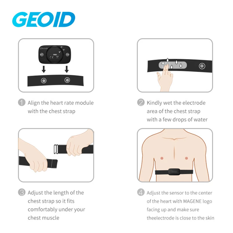 GEOID HS500 Hartslagband Senso - Cycling Heart Rate Monitor recensie en prijs