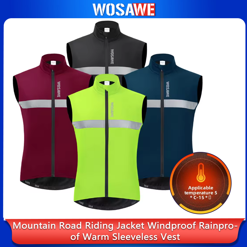 WOSAWE Heren Fietsvest Winter  - Reflective Cycling Vest recensie en prijs