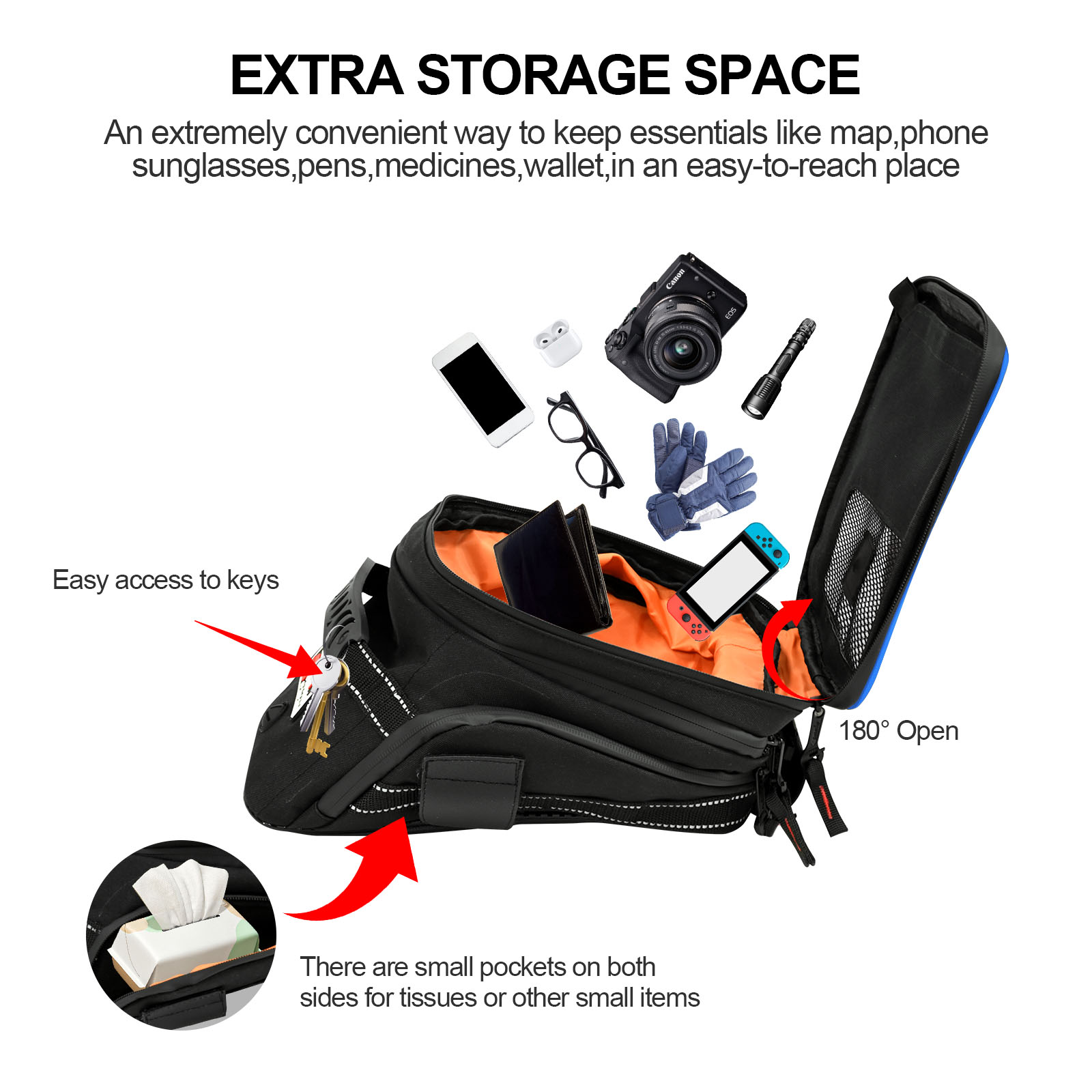 Grote Capaciteit Uitbreidbare  - Cycling Gear Travel Bag recensie en prijs