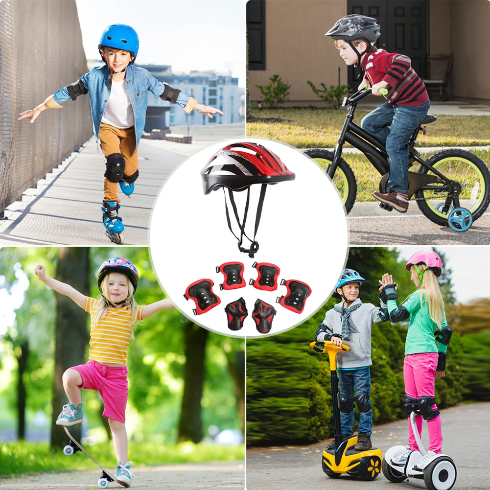 7 Stuks Fiets Sport Beschermen - Cycling Gear Helmet recensie en prijs